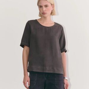 Everlane THE RELAXED TEE IN BUTTERSOFT Gray Size Medium Shirt